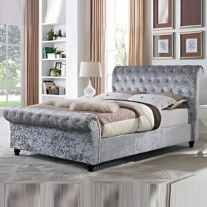 Sleigh Bed with Mattress