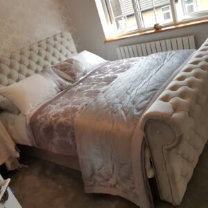 Sleigh Bed with Mattress