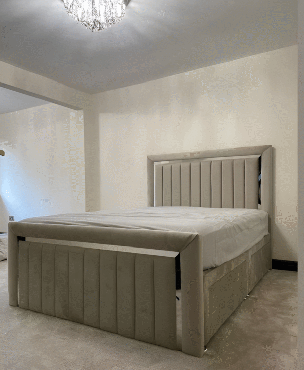 Golden Line Bed with Mattress