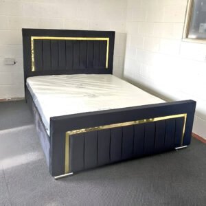 Golden Line Bed with Mattress