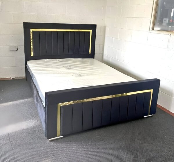 Golden Line Bed with Mattress