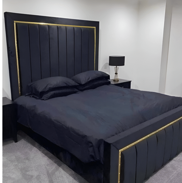 Golden Line Bed with Mattress - Image 3