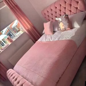 Sleigh Bed with Mattress