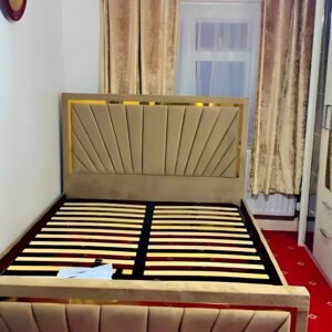 Moonlight Mirror Bed with Mattress
