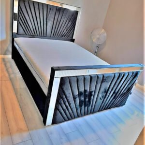 Moonlight Mirror Bed with Mattress