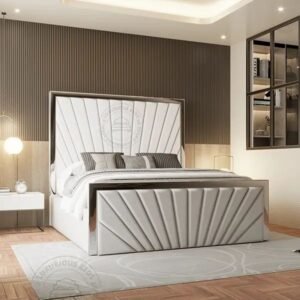 Moonlight Mirror Bed with Mattress