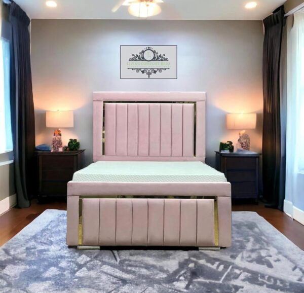 Golden Line Bed with Mattress